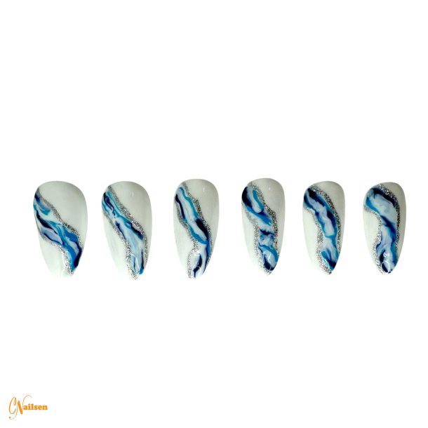 Kunstige Negle Blooming Design 