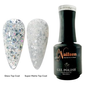 Silver Glitters Gellak