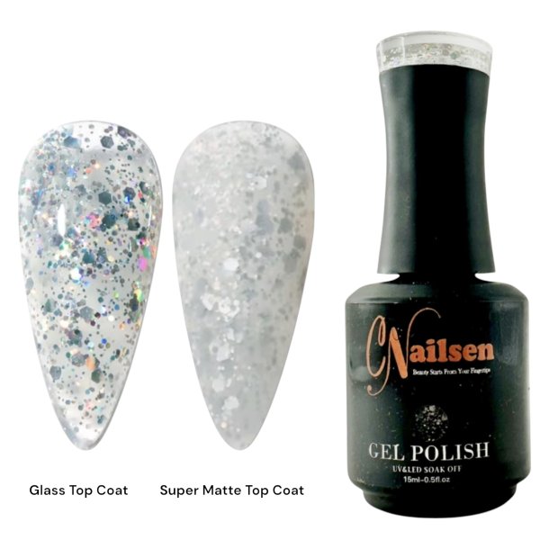 Silver Glitters Gellak