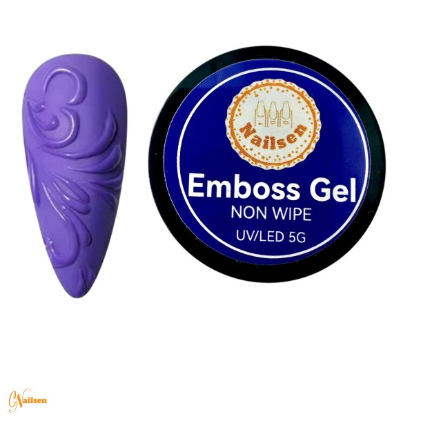 Purple Emboss Gellak