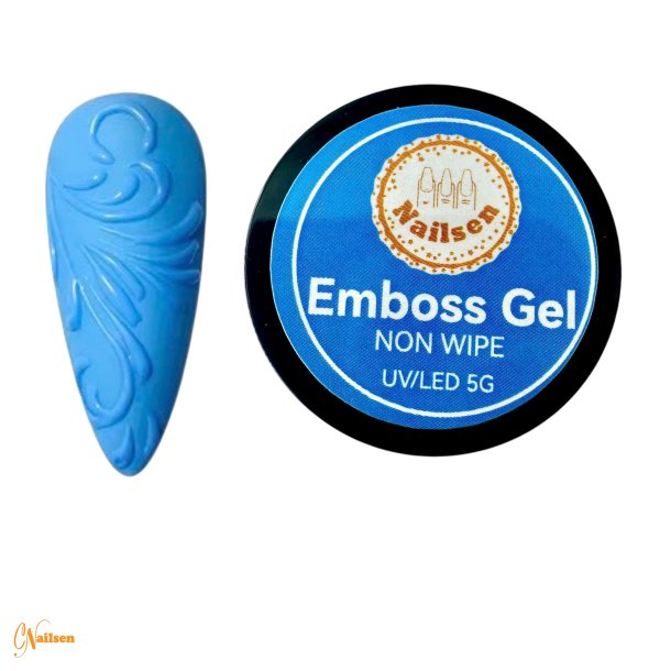 Blue Emboss Gellak