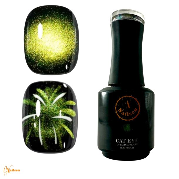 Yellow Cat Eye 10D Gellak