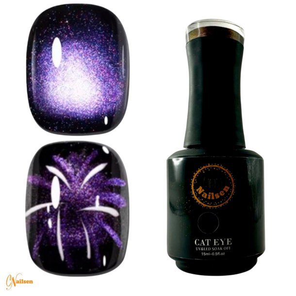 Violet Cat Eye 10D Gellak