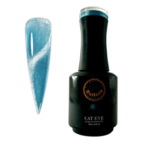 Light Blue Diamond Cat Eye Gellak