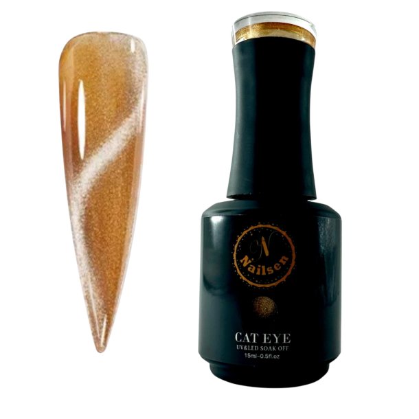 Light Brown Diamond Cat Eye Gellak