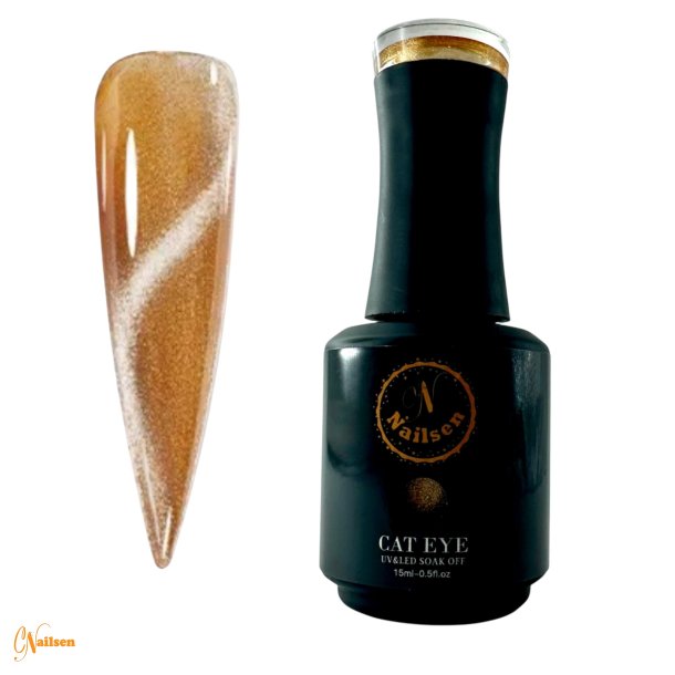 Light Brown Diamond Cat Eye Gellak