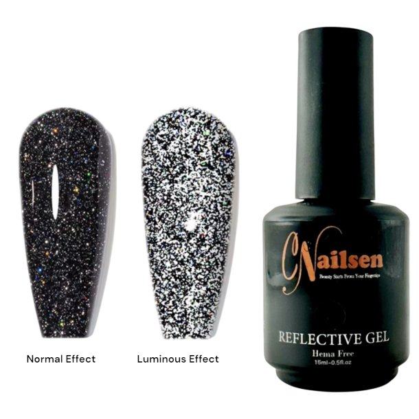 Black Reflective Gellak