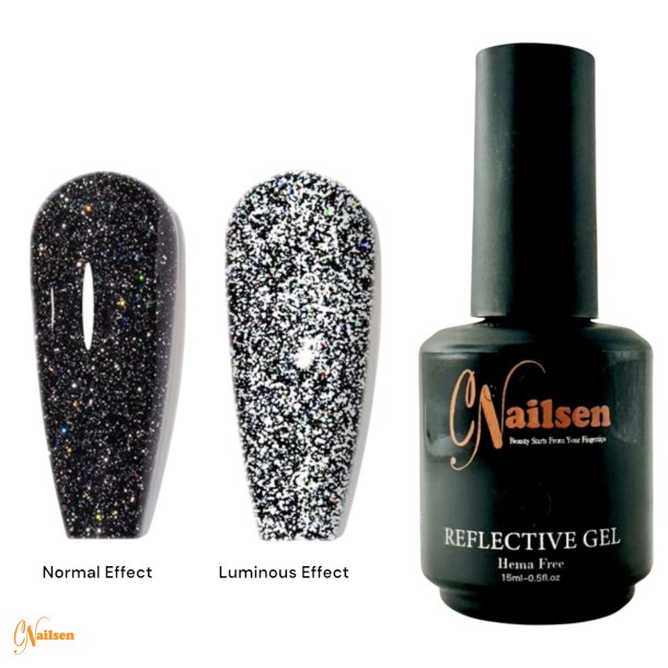 Black Reflective Gellak