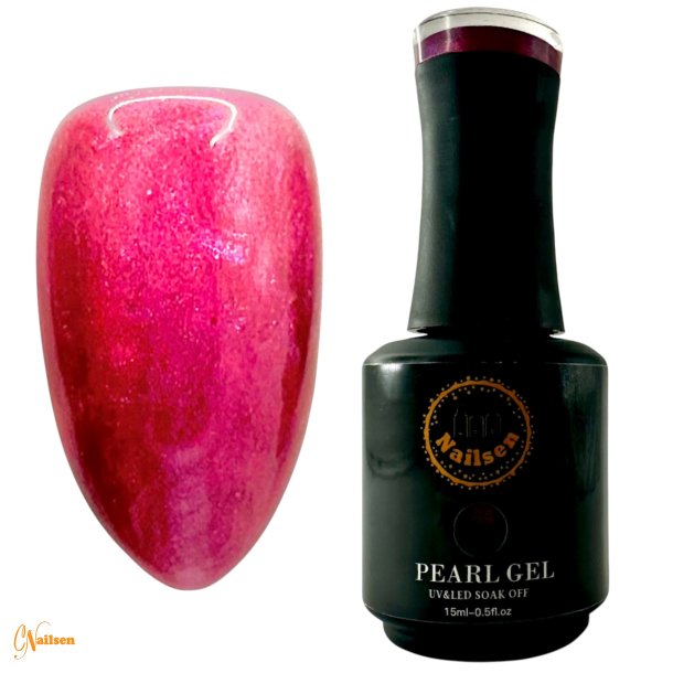 Dark Pink Pearl Gel