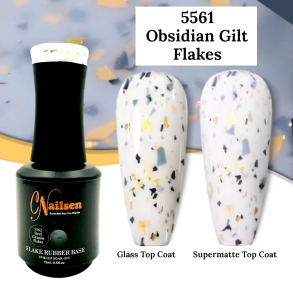 5561 Obsidian Gilt Flakes 