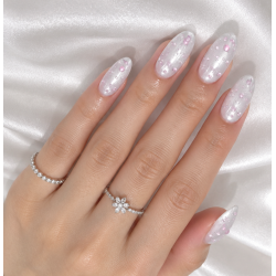 3D Raindrop Top Coat Step 2: 7005 Pink Sapphire