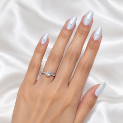3D Raindrop Top Coat Step 2: 7006 Celestite