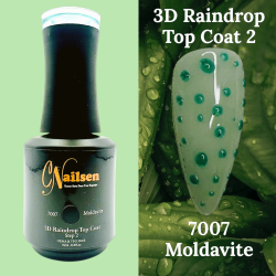 3D Raindrop Top Coat Step 2: 7007 Moldavite