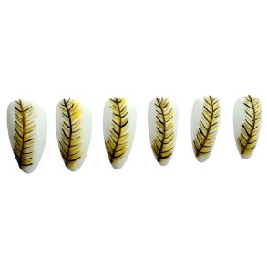 Kunstige Negle Fjer Design