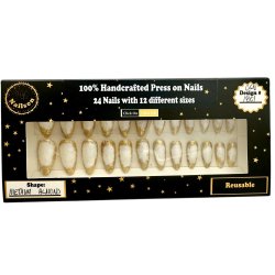 Kunstige Negle Glitter Design