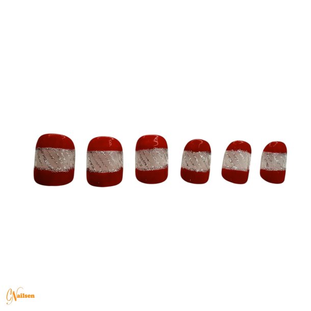 Kunstige Negle Glitter Design
