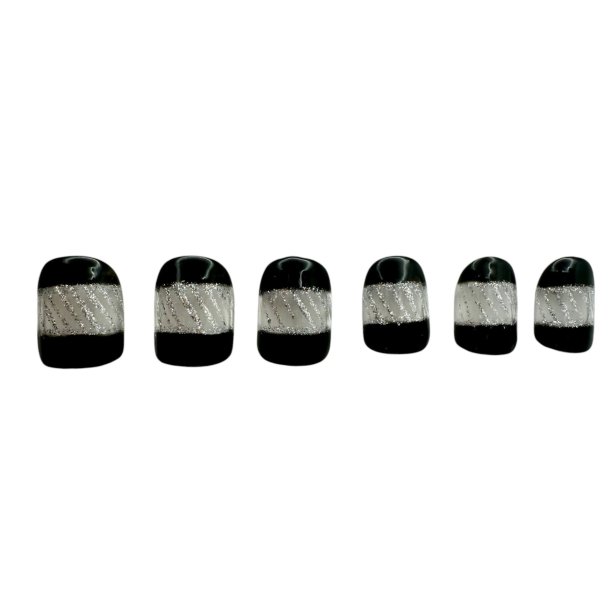 Kunstige Negle Glitter Design