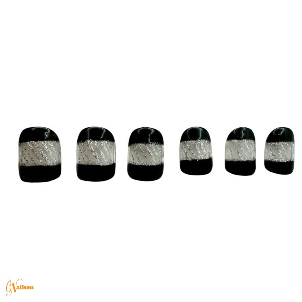 Kunstige Negle Glitter Design