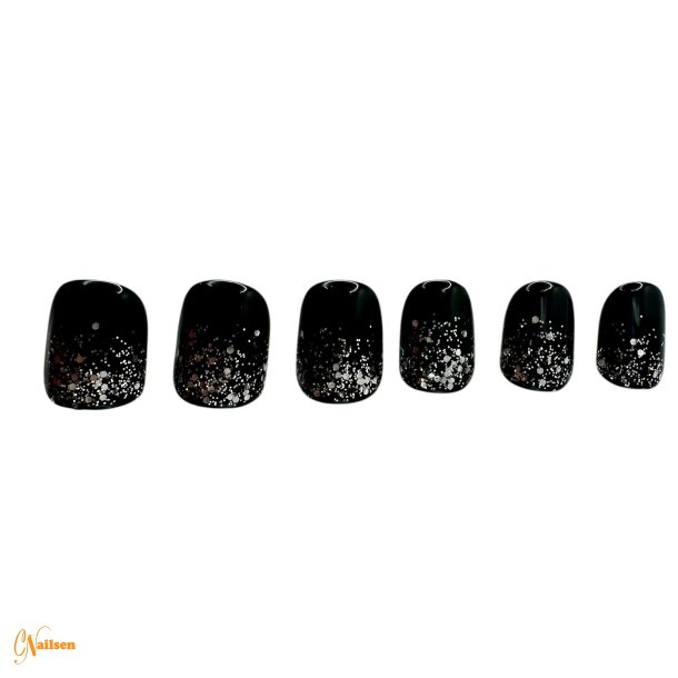 Kunstige Negle Glitter Design