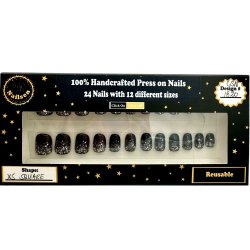 Kunstige Negle Glitter Design