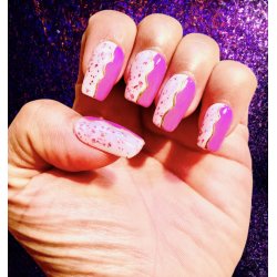 Kunstige Negle Flakes Design